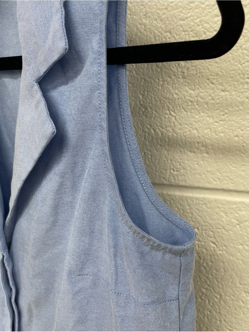 Tuckernuck Sleeveless Shirt Dress in Light Blue - Picture 9 of 10